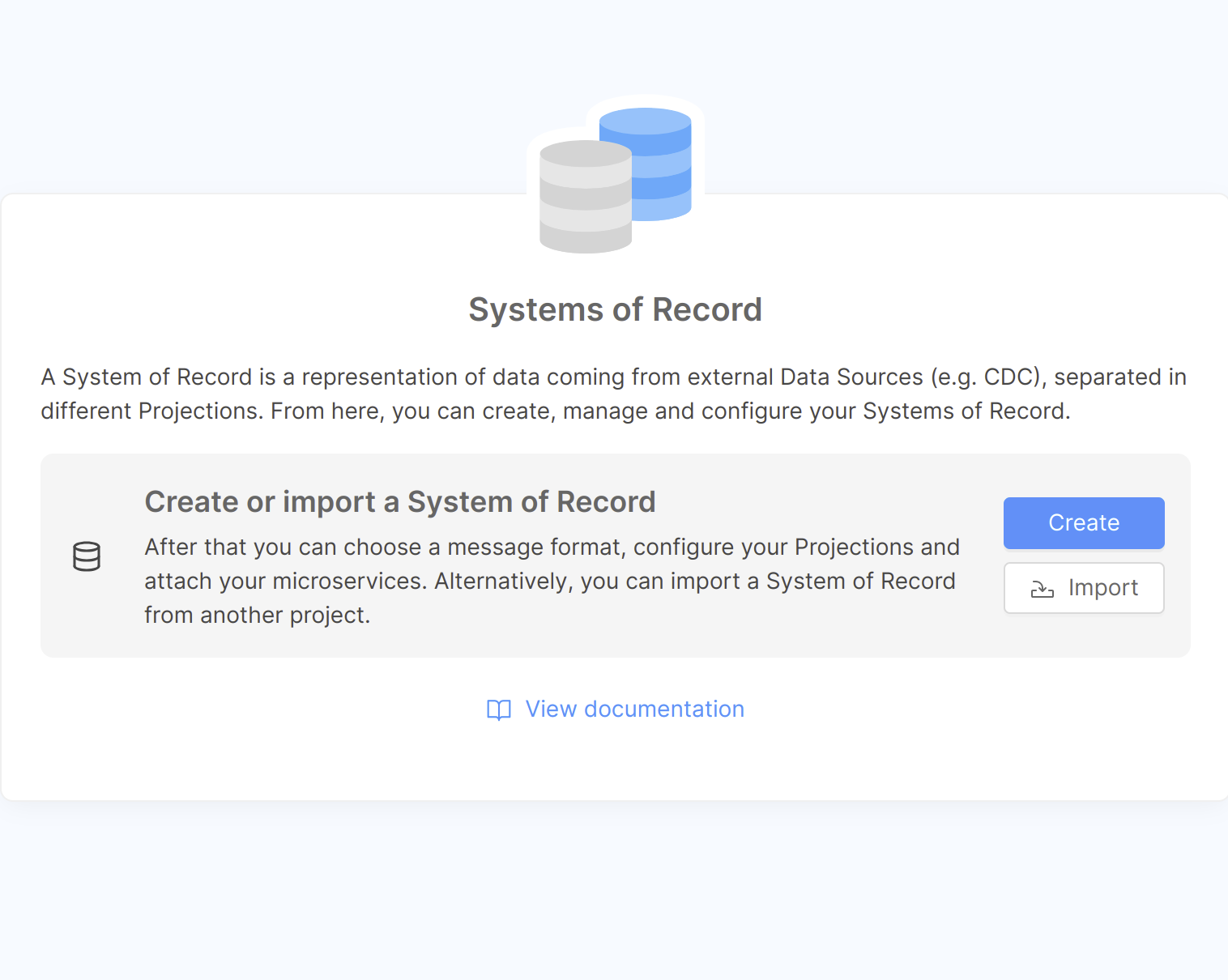 Page Systems of Record