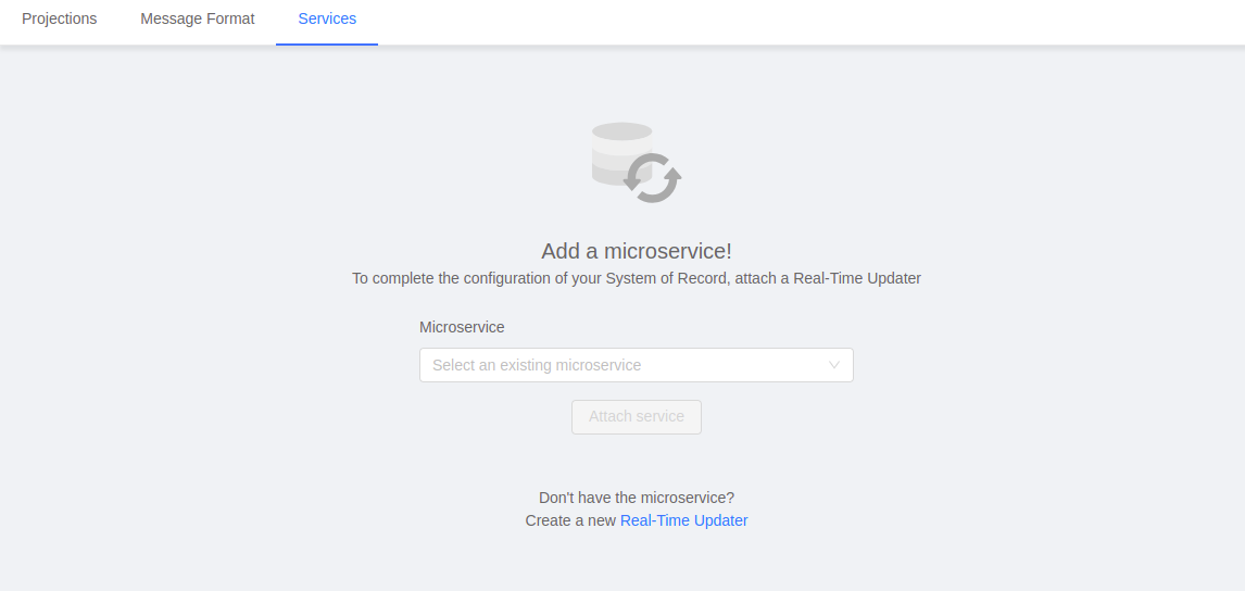 Attach Real-Time Updater