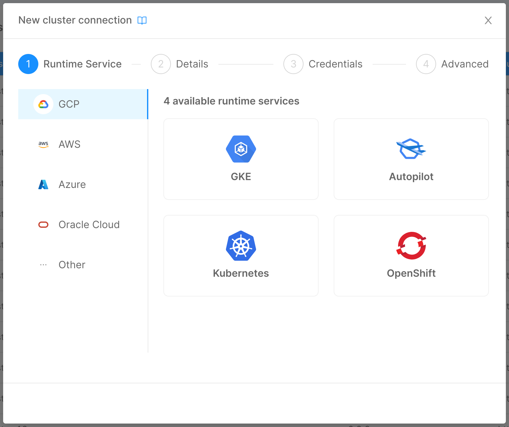 Add cluster connection 1