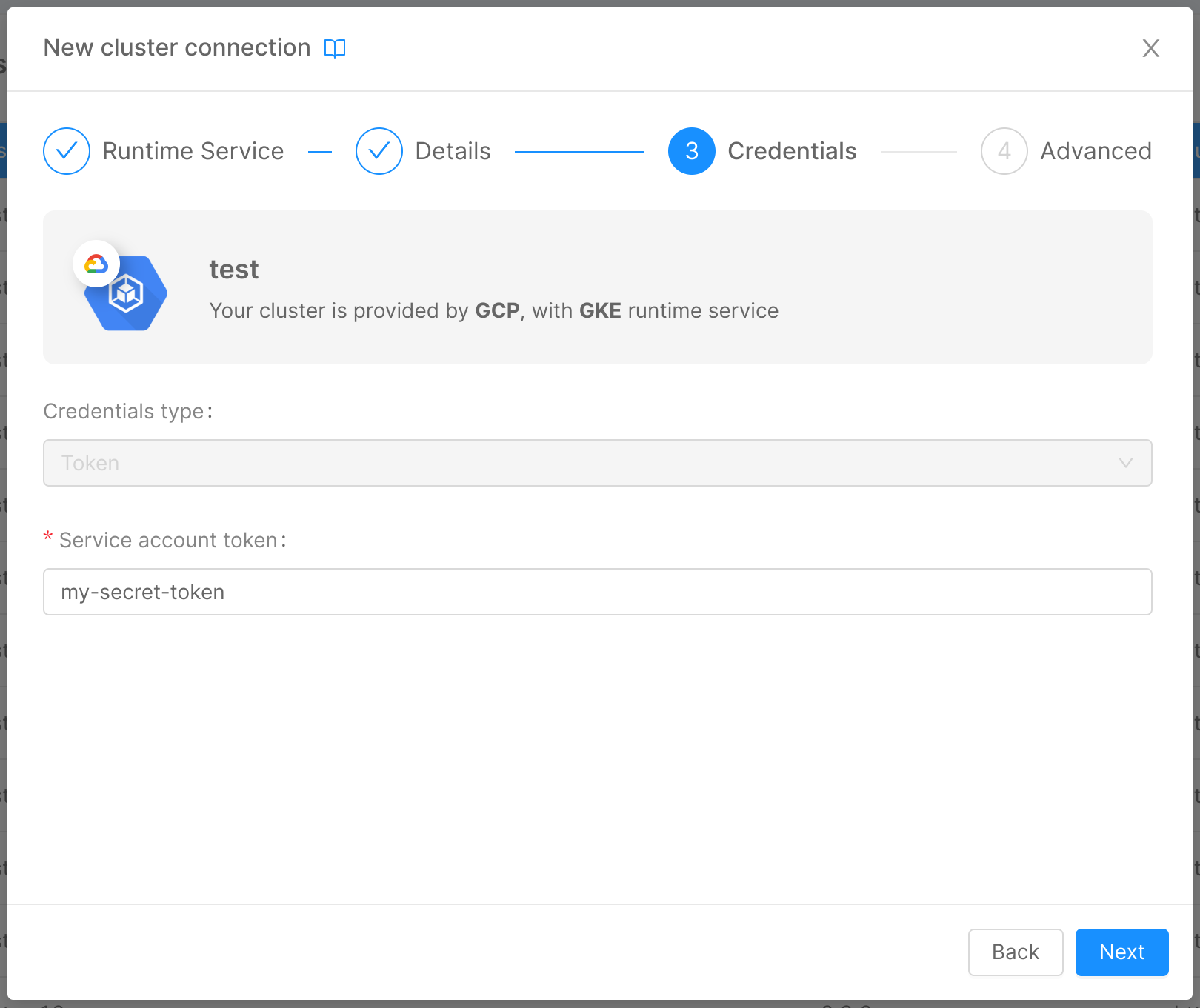 Add cluster connection 3