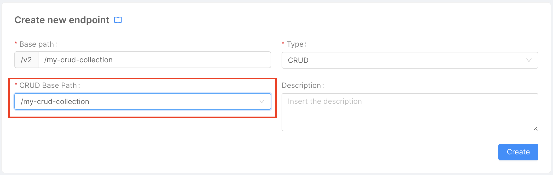 Create a CRUD Endpoint