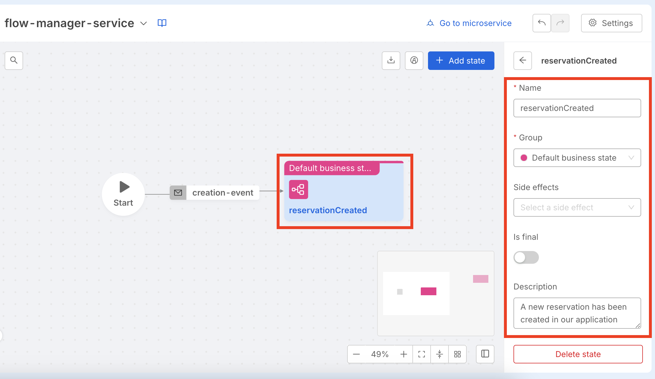 Flow Manager Machine State