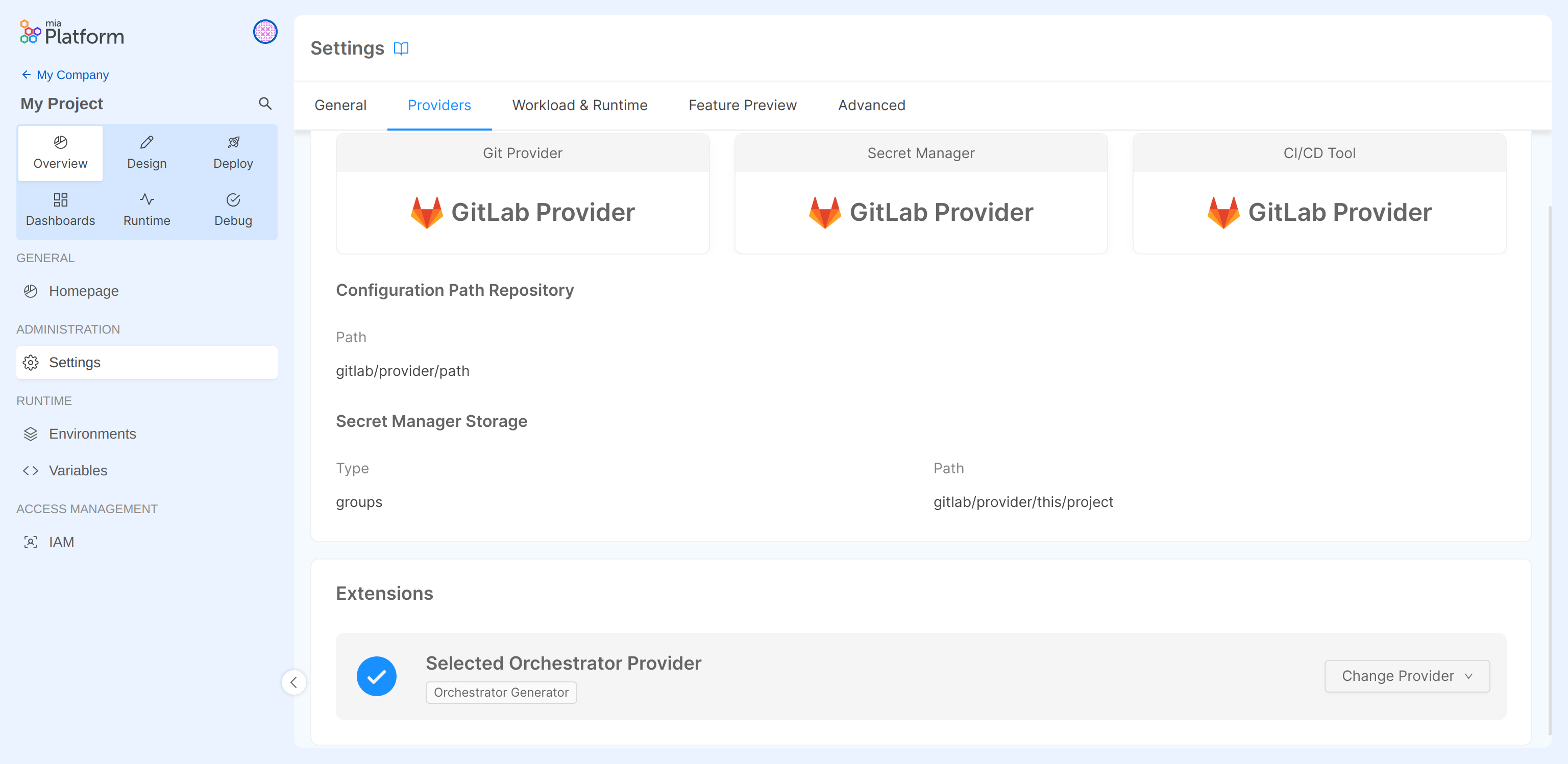 Extension Provider banner